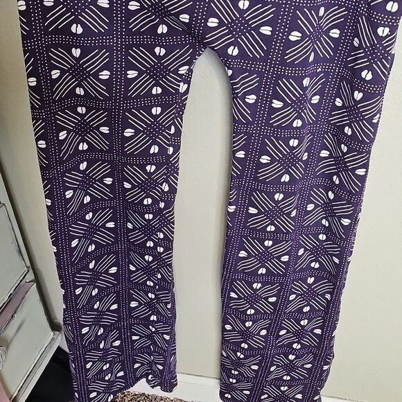 ADE+AYO Purple Geometric Pattern Overall Jumpsuit XXL - Picture 4 of 9